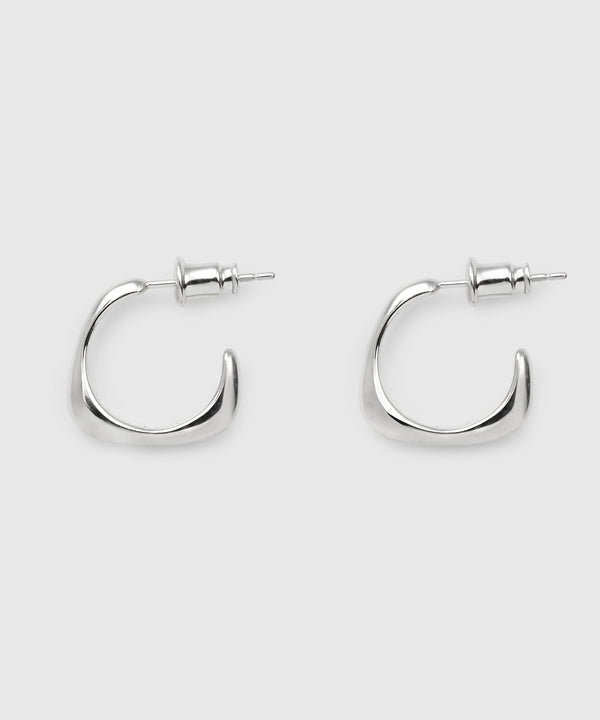 【ISOLATION / アイソレーション】Sculpture Hoop Pierce /ISP-0306G(SILVER)