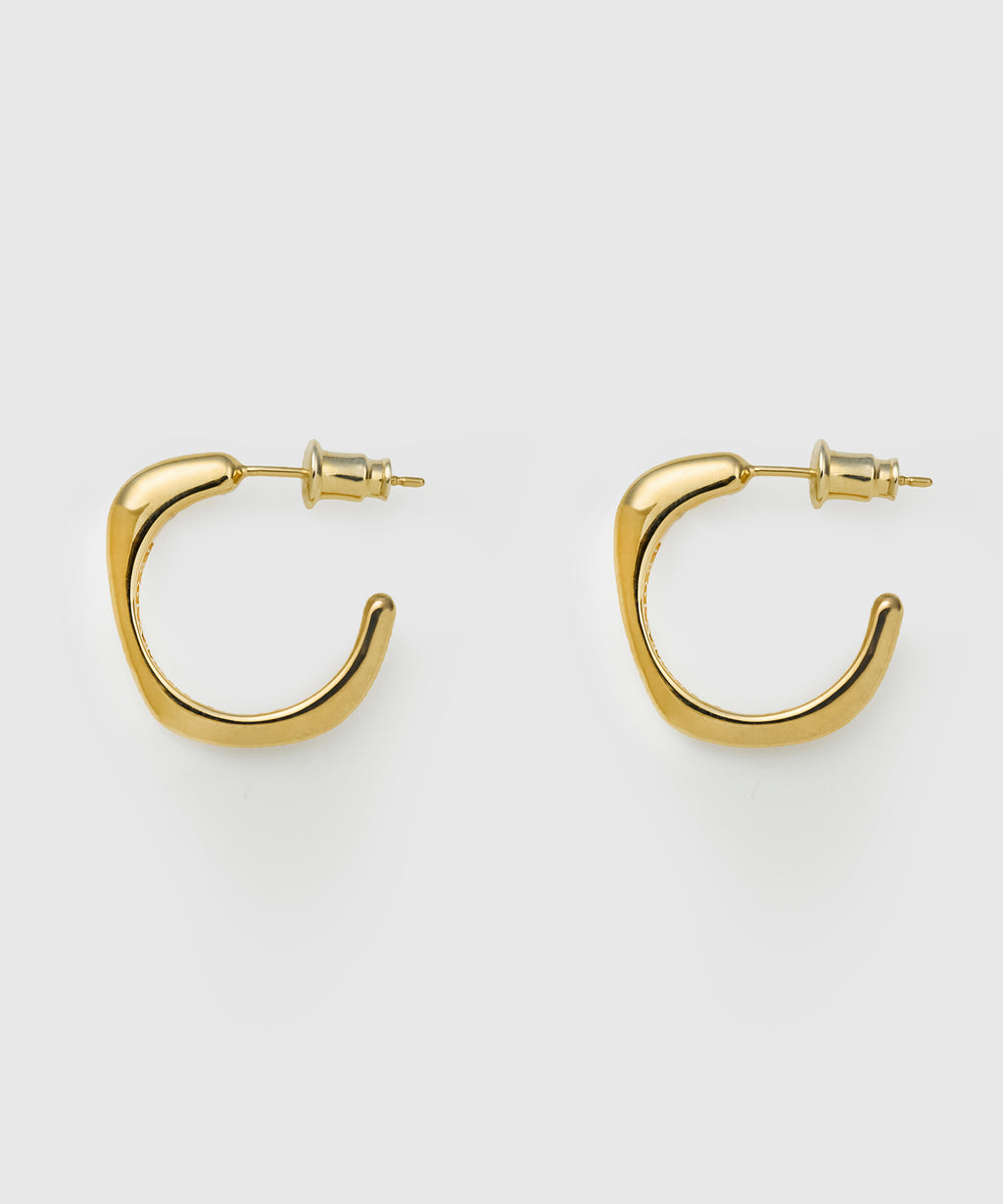 ISOLATION】Sculpture Hoop Pierce/ISP-0307G(GOLD) – ISOLATION JEWELRY