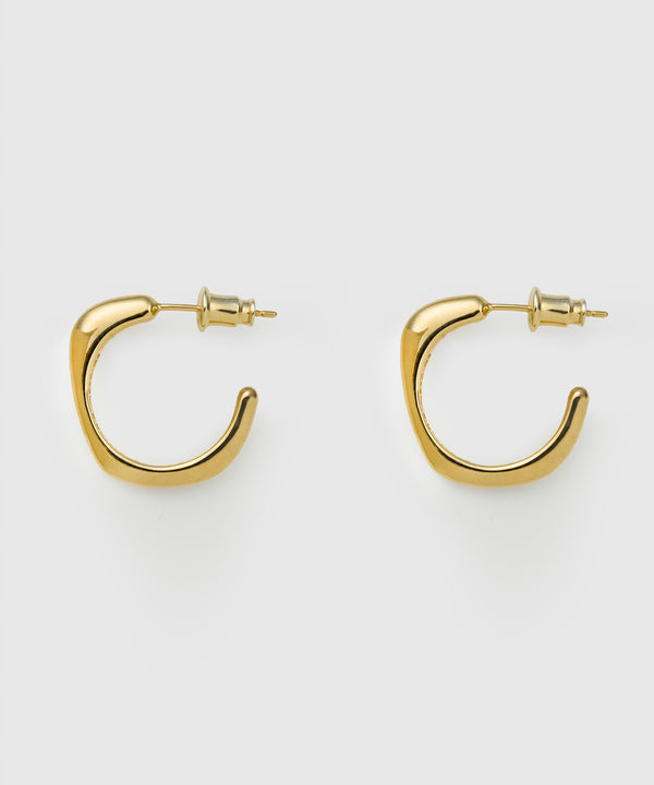 【ISOLATION / アイソレーション】Sculpture Hoop Pierce/ISP-0307G(GOLD)