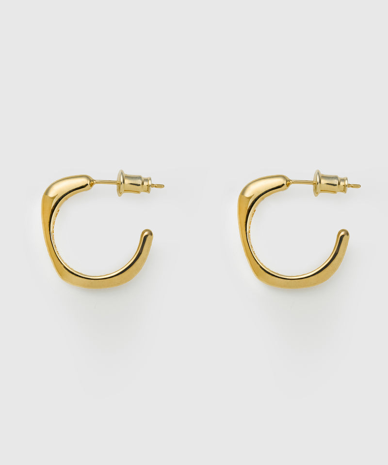 【ISOLATION / アイソレーション】Sculpture Hoop Pierce/ISP-0307G(GOLD)