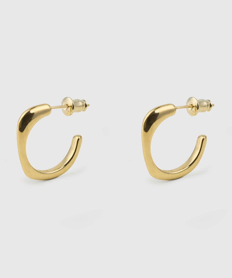 【ISOLATION / アイソレーション】Sculpture Hoop Pierce/ISP-0307G(GOLD)