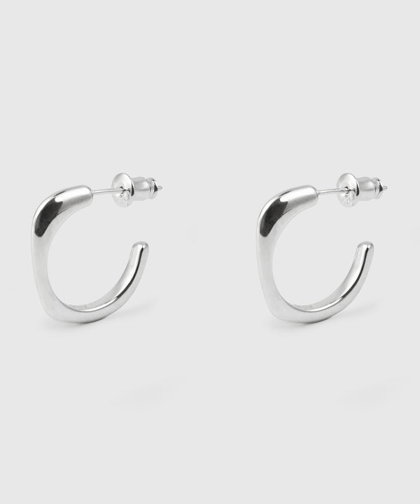 【ISOLATION / アイソレーション】Sculpture Hoop Pierce/ISP-0307(SILVER)