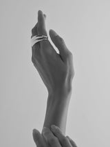 【ISOLATION / アイソレーション】Curve Double Finger Ring / ISR-0213G