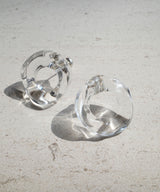 【LEMME./レム】Water Ring Earrings  / ピアス / CLEAR