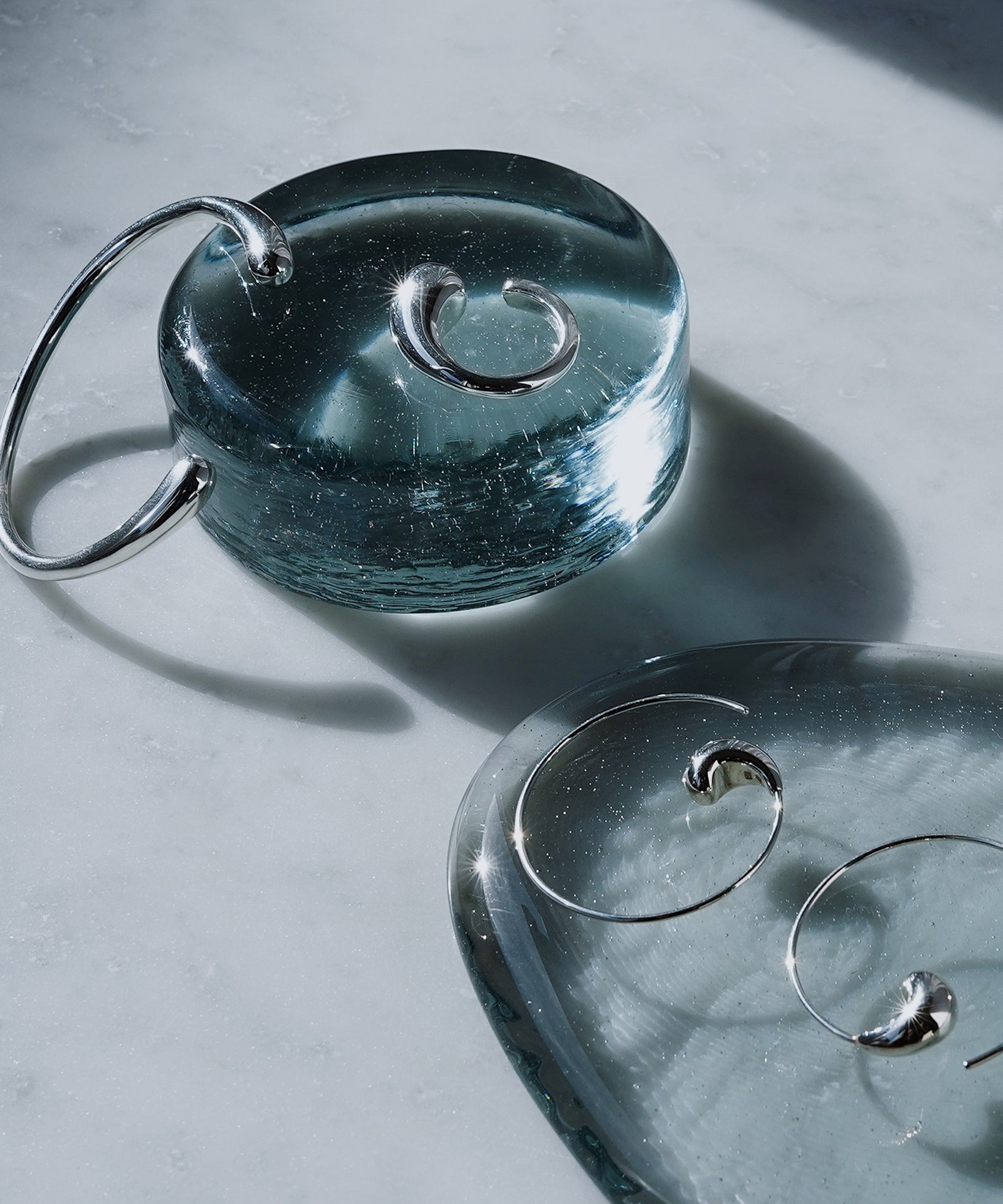 wa/ter】HAMON 90φ -blue gray – ISOLATION JEWELRY