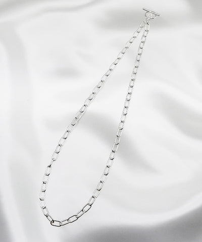 ISOLATION / アイソレーション】SV925 Oval Chain Necklace (40cm,50cm