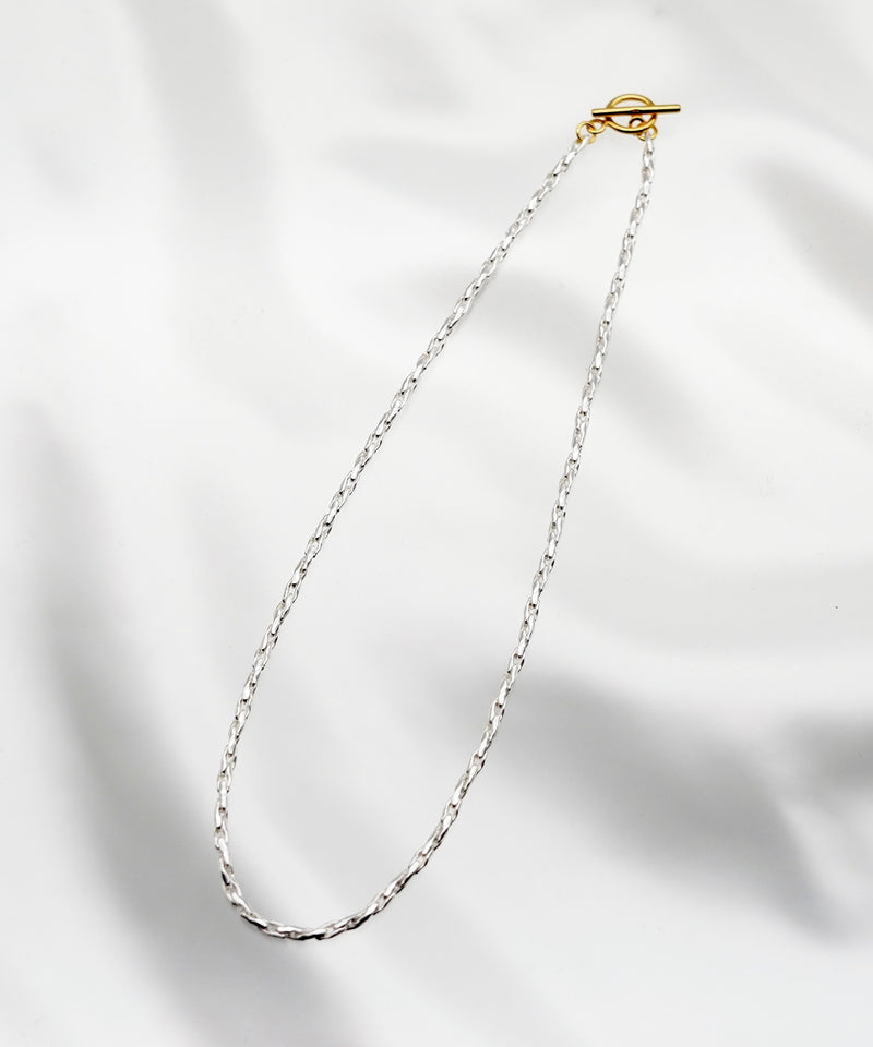 【ISOLATION / アイソレーション】SV925  Twist Chain Necklace (35cm,45cm) / ILN-0102