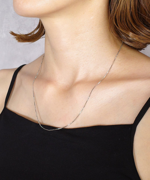 【ISOLATION / アイソレーション】SV925 Venetian Chain Necklace (45cm) / ILN-0112