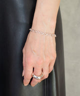 【ISOLATION / アイソレーション】silver925 Oval Chain Bracelet / オーバルチェーンブレスレット