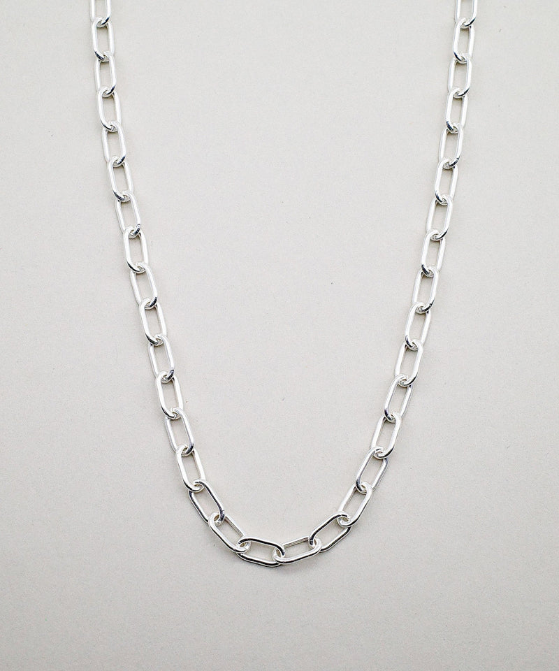 【ISOLATION / アイソレーション】SV925 Oval Chain Necklace (40cm,50cm) / ILN-0101