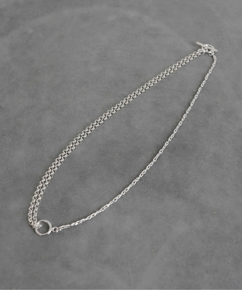 【ISOLATION / アイソレーション】SV925 Unisex Combination Long Necklace S (63cm)/ ILN-0139
