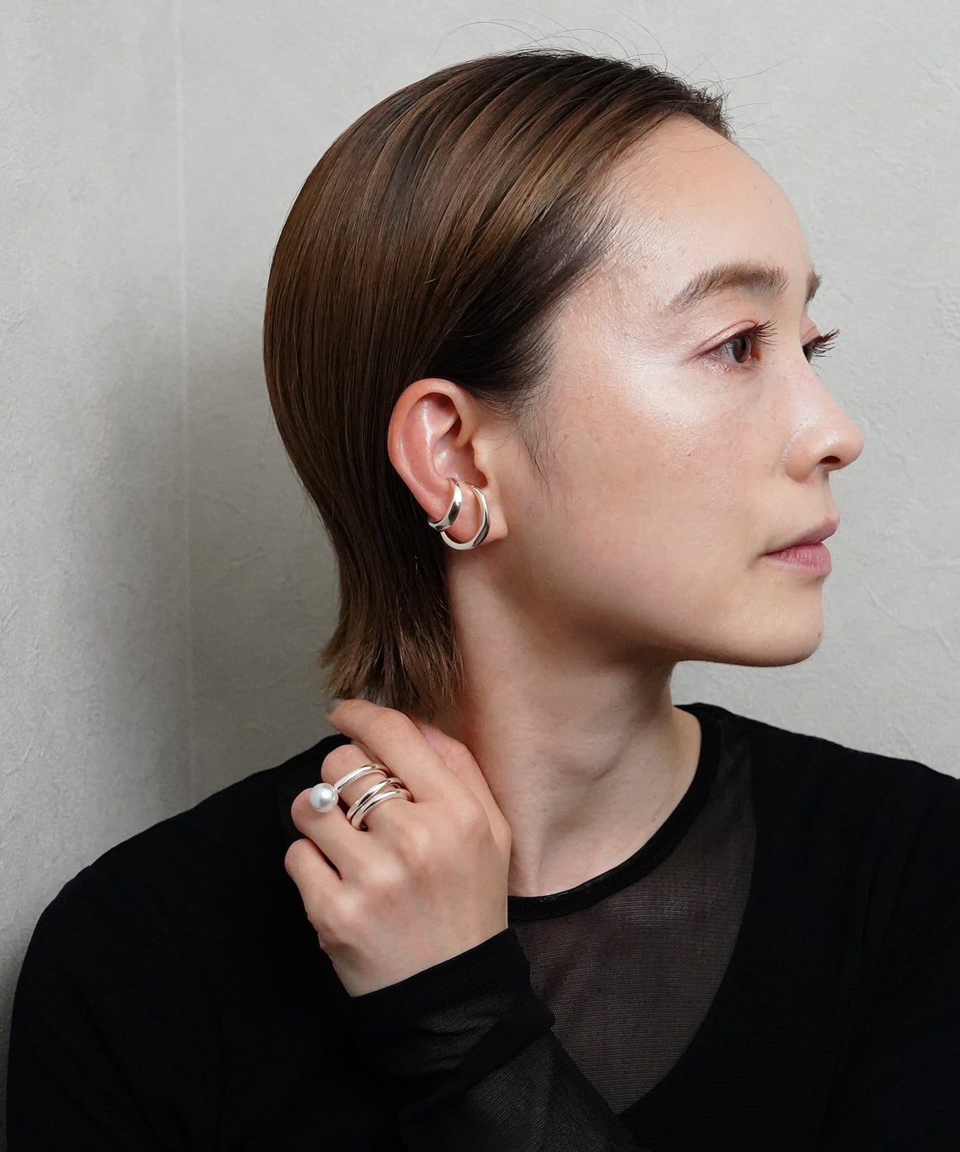 【blanc iris/ ブランイリス】Volute collection Sterling Silver Ear Cuff /イヤーカフ –  ISOLATION JEWELRY