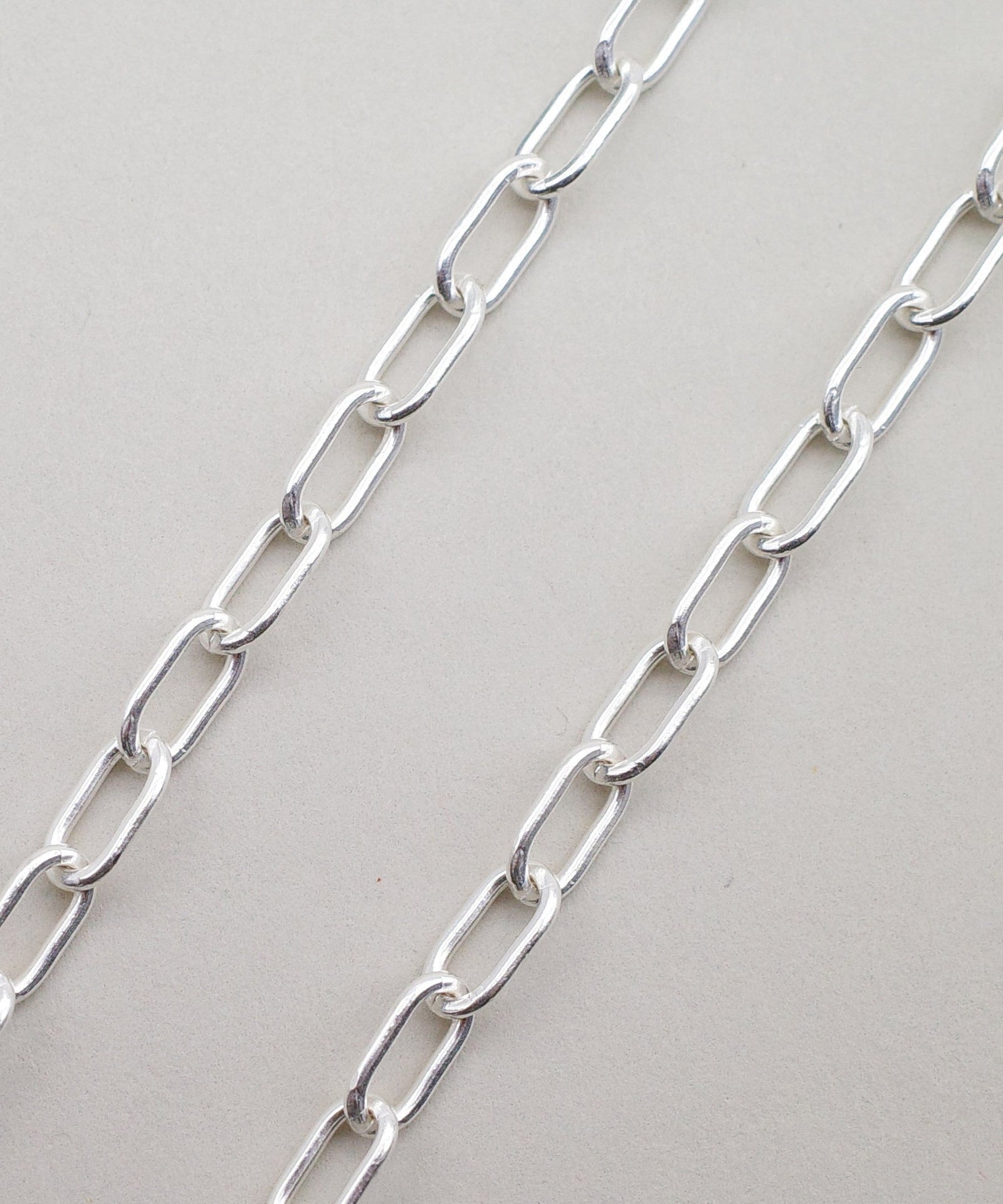 ISOLATION / アイソレーション】SV925 Oval Chain Necklace (40cm,50cm