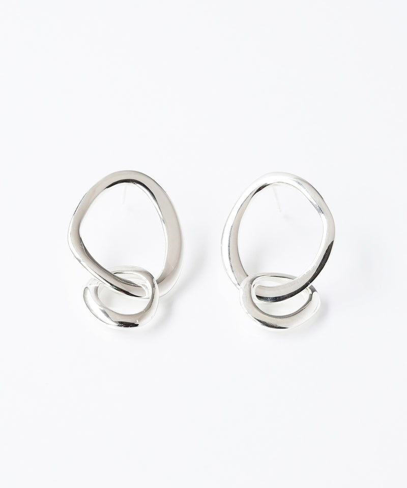 【blanc iris/ ブランイリス】Ovoid collection Sterling Silver Pierce / ピアス