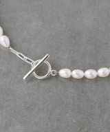 【ISOLATION / アイソレーション】 White Pearl Necklace (42cm) / ISN-0114