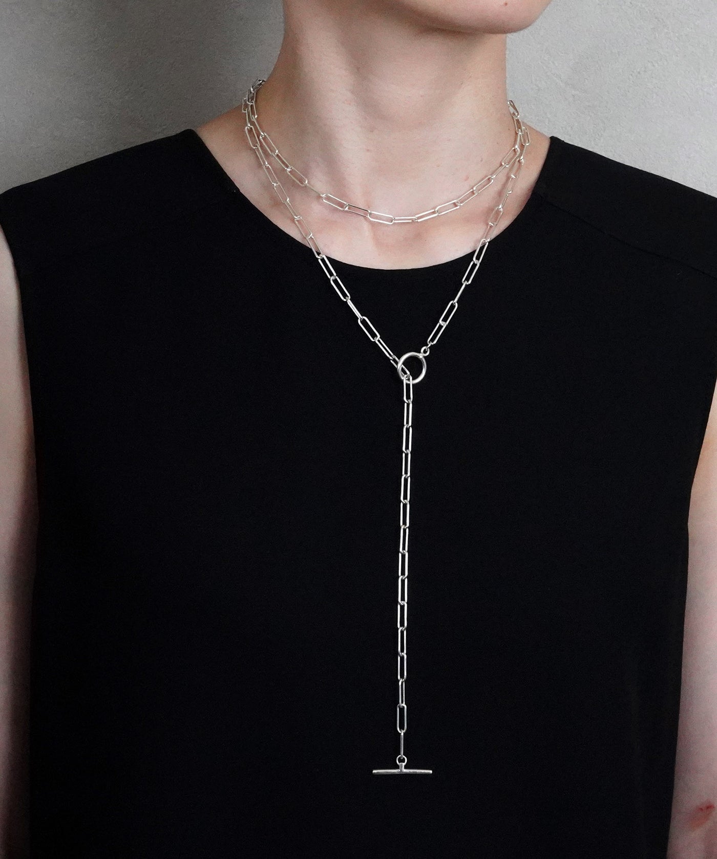 ISOLATION JEWELRY シルバー ロングネックレス60センチ ISOLATION JEWELRY シルバー ロングネックレス60センチ