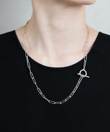 【ISOLATION / アイソレーション】sv925 Rectangle Chain Necklace (50cm) / ISN-0104