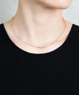 【ISOLATION / アイソレーション】SV925 Cut Chain Necklace (40cm) / ISN-0105