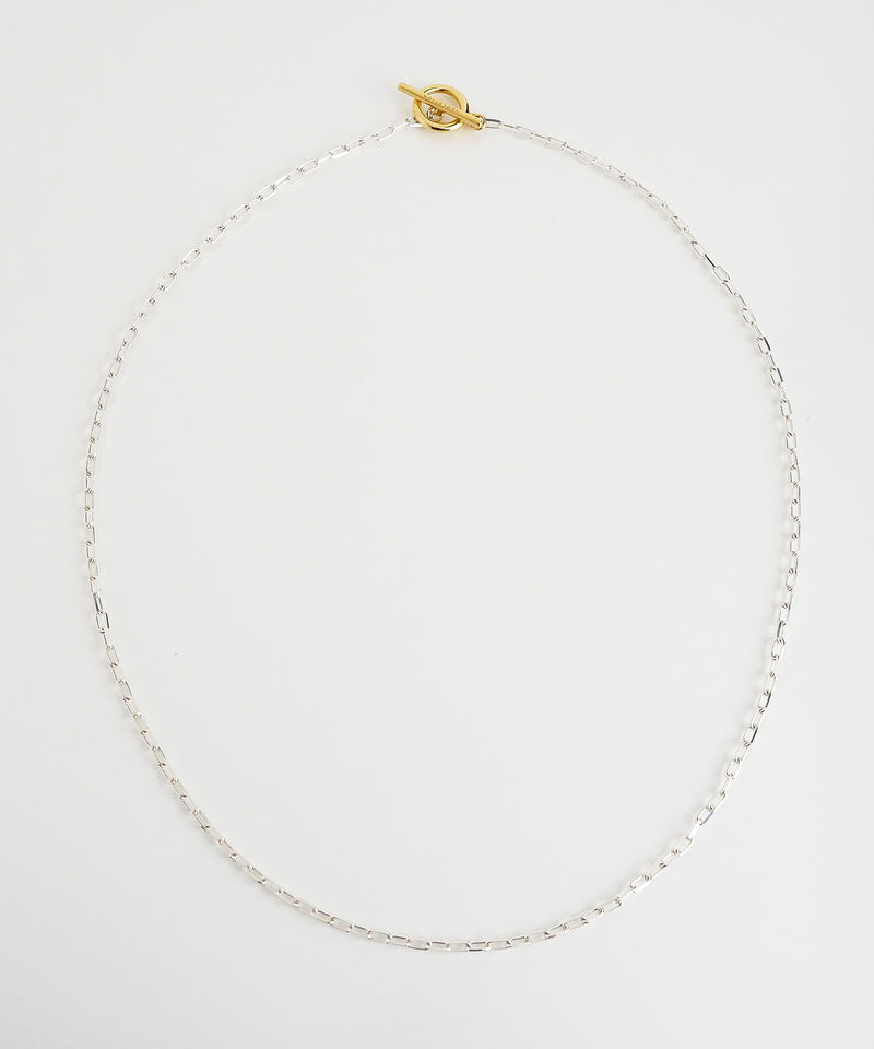 【ISOLATION / アイソレーション】SV925 Cut Chain Necklace (60cm) / ISN-0106