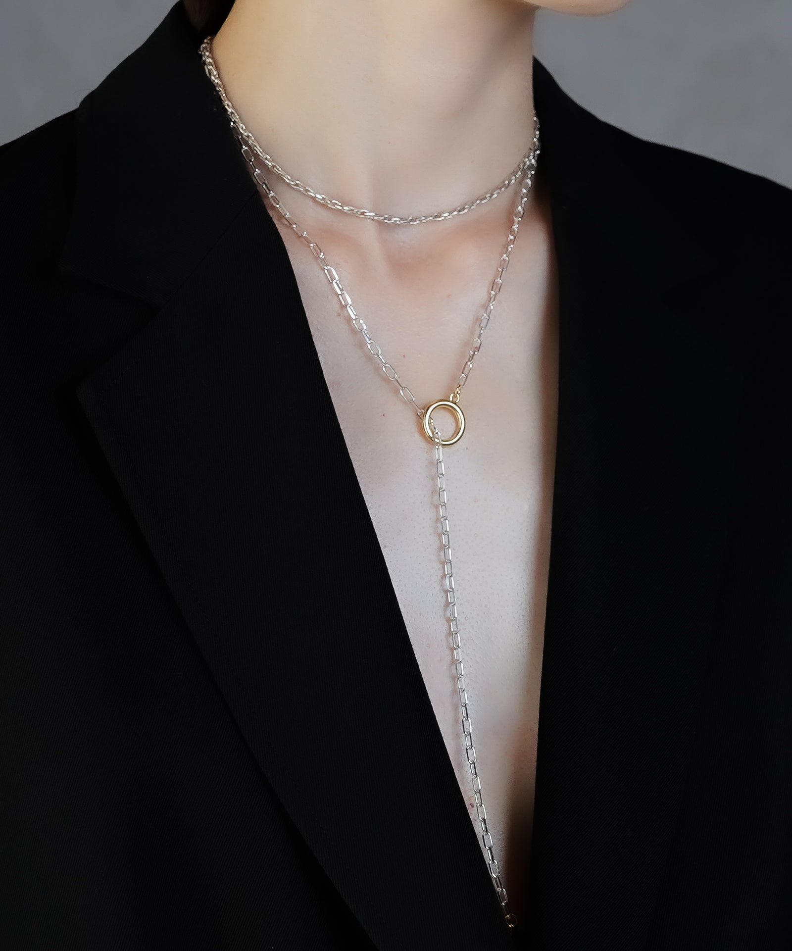 【ISOLATION 】SV925 CUTCHAIN NECKLACE　60cm ISOLATION / アイソレーション】SV925 Cut Chain Necklace (60cm
