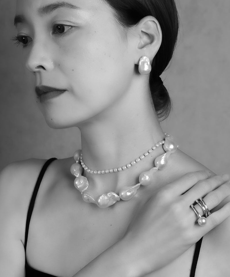 【ISOLATION / アイソレーション】Tiny Pearl Necklace (38cm) / ISN-0118