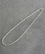 【ISOLATION / アイソレーション】SV925 Twist Mix Chain Necklace (43cm) / ILN-0124