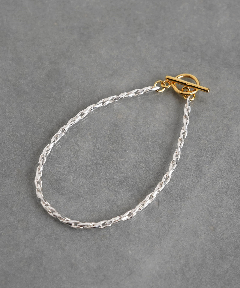 【ISOLATION / アイソレーション】SV925 Twist Chain Bracelet / ILB-0102