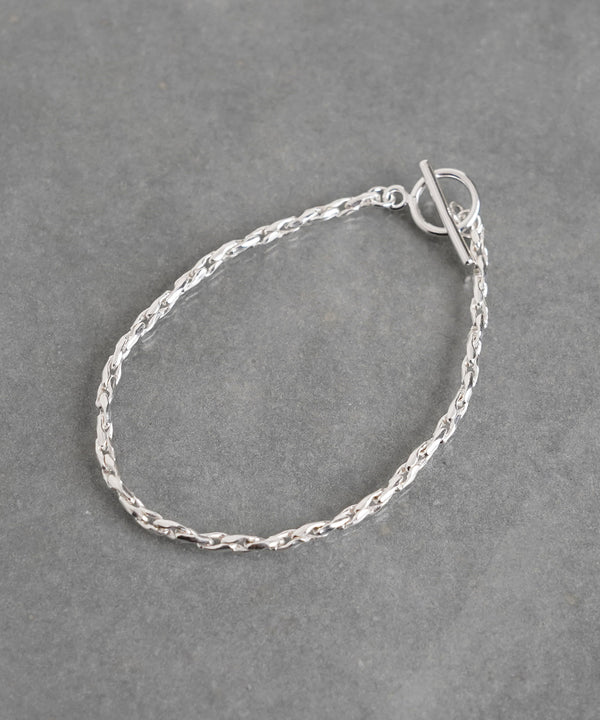 【ISOLATION / アイソレーション】SV925 Twist Chain Bracelet / ILB-0102