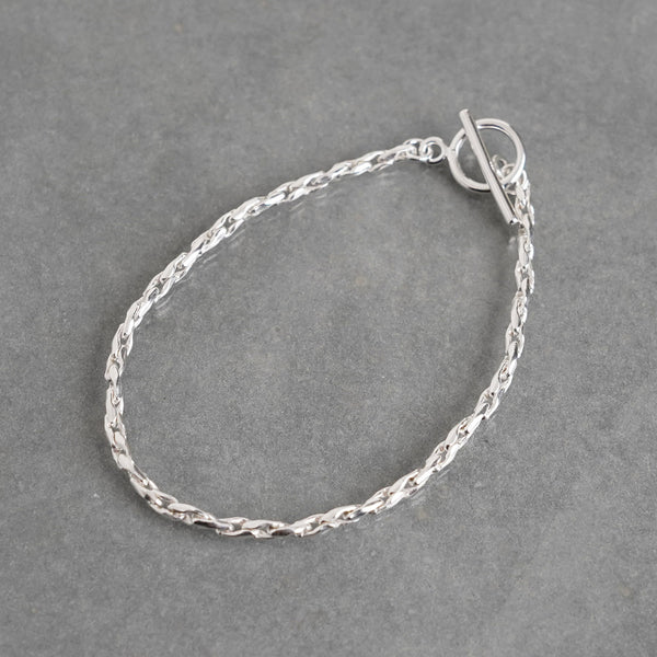 ISOLATION / アイソレーション】SV925 Twist Chain Bracelet / ILB