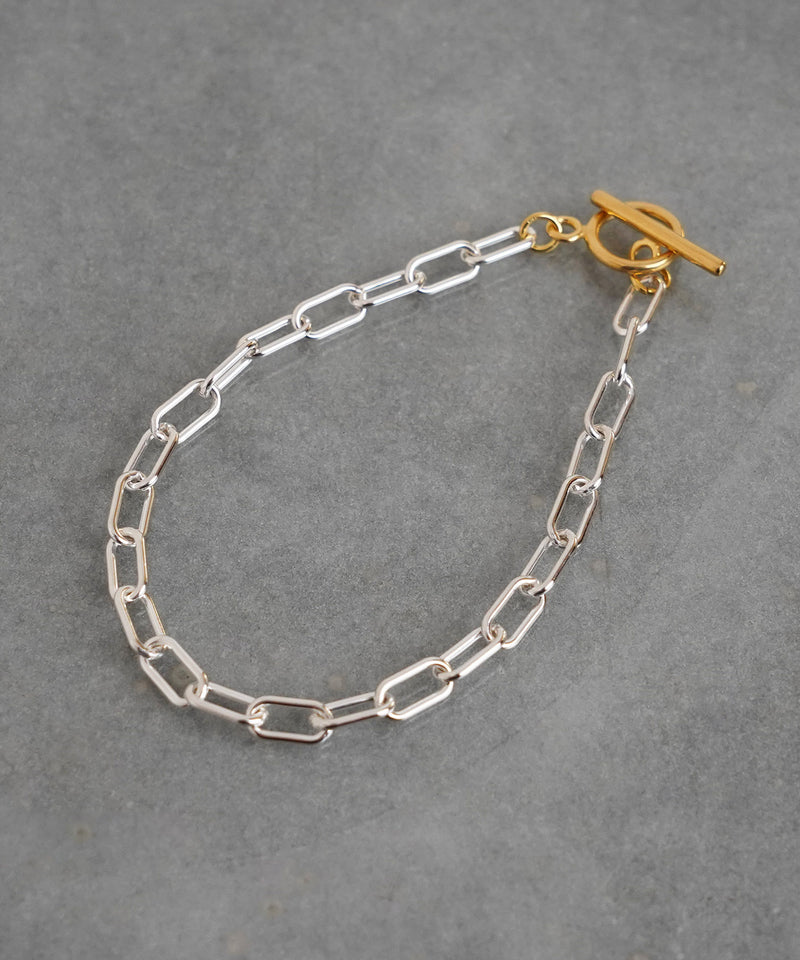 【ISOLATION / アイソレーション】SV925 Oval Chain Bracelet /  ILB-0101