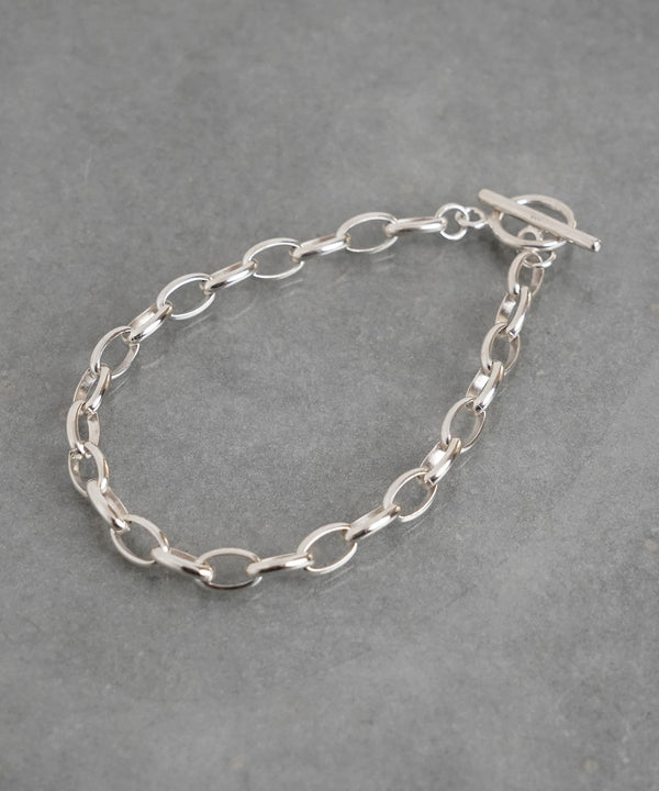 【ISOLATION / アイソレーション】silver925 Oval Chain Bracelet /  ILB-0108