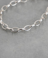 【ISOLATION / アイソレーション】silver925 Oval Chain Bracelet /  ILB-0108