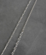 【ISOLATION / アイソレーション】silver925 Triple Chain Necklace / シルバー925 ミックスチェーンネックレス