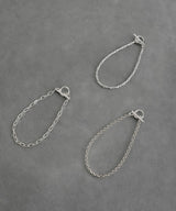 【ISOLATION / アイソレーション】〈UNISEX〉silver925 Triple Chain Necklace / シルバー925 トリプルチェーンネックレス