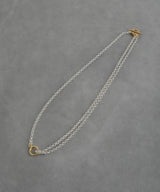 【ISOLATION / アイソレーション】SV925 Multi Chain Necklace (63cm) / ILN-0138 (SILVER×GOLD)