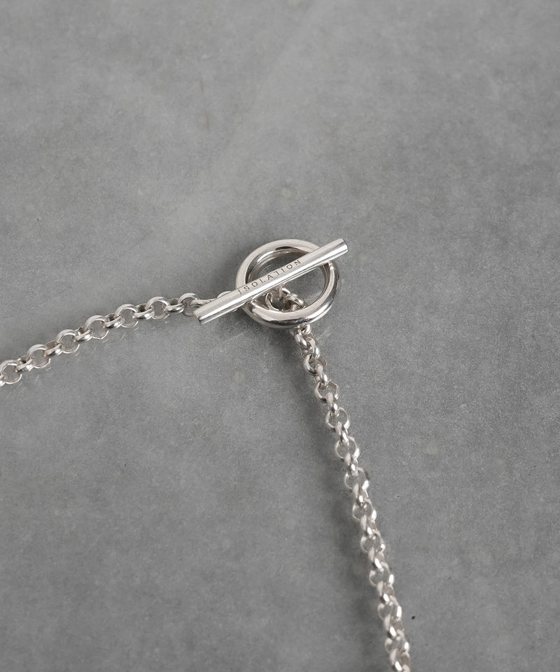 【ISOLATION / アイソレーション】〈UNISEX〉SV925 Arc Chain Necklace (50cm) / ISN-0126