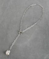 【ISOLATION / アイソレーション】Baroque Pearl Lariat Necklace (44cm) / ISN-0127
