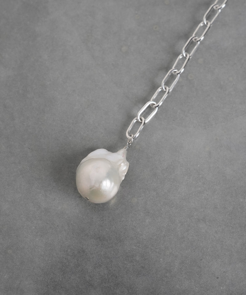 ISOLATION / アイソレーション】Baroque Pearl Lariat Necklace (44cm