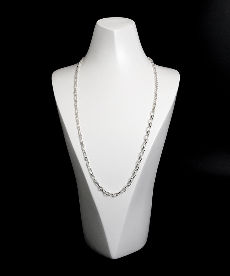 【ISOLATION / アイソレーション】silver925 Triple Chain Necklace / シルバー925 ミックスチェーンネックレス