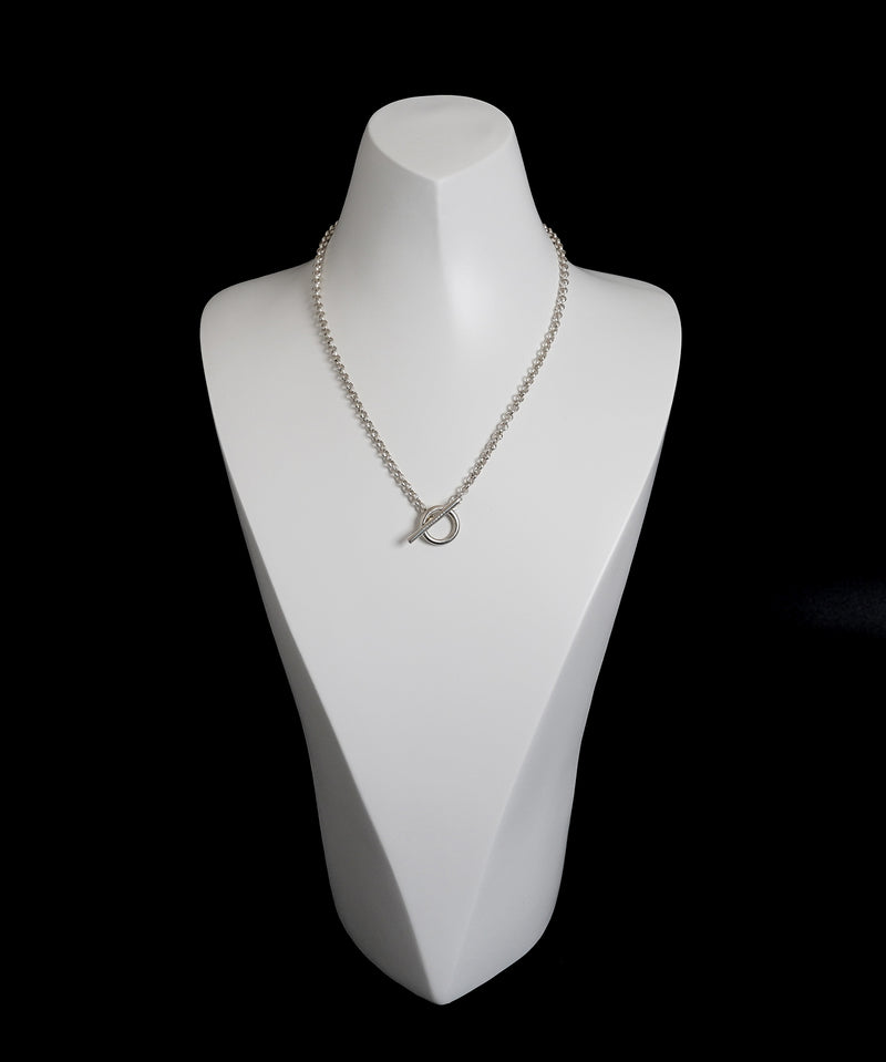 【ISOLATION / アイソレーション】〈UNISEX〉SV925 Arc Chain Necklace (41cm) / ISN-0126