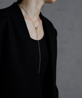 【ISOLATION / アイソレーション】silver925 Unisex Combination Long Necklace S (63cm) / ILN-0139 (SILVER×GOLD)