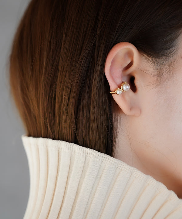 【AROM. / アロム】PEARL EAR CUFF / イヤーカフ